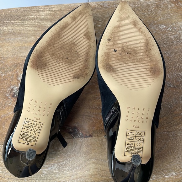 White House Black Market Eliza Booties Size 7.5M - Picture 7 of 11